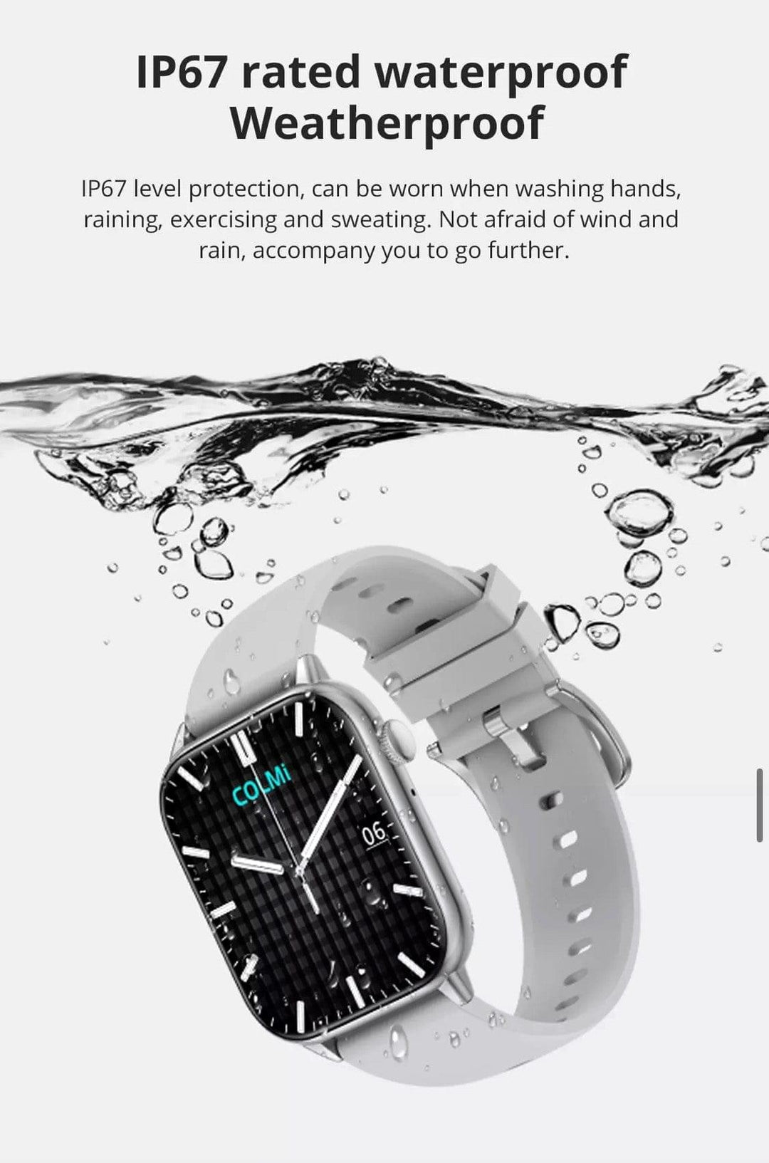 Colmi C60 Smart Batch Black Smart Watch South Africa