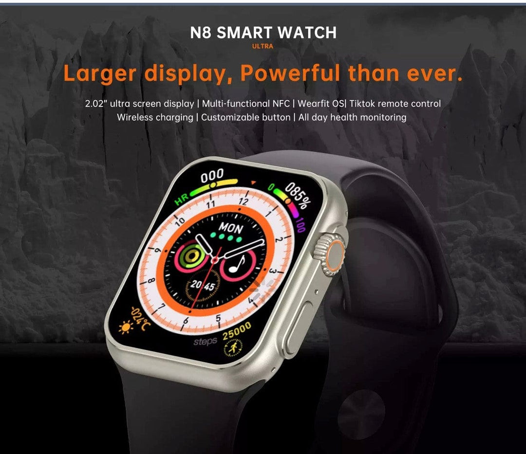 Smart Watch South Africa Watches Black N8 Ultra  Black