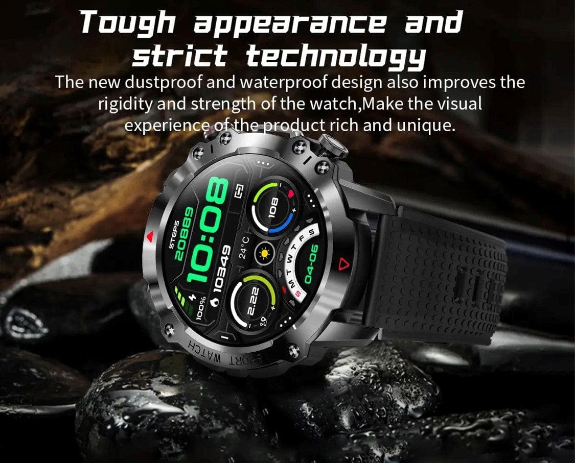 Smart Watch South Africa Watches Black Senbono KR 10 Black