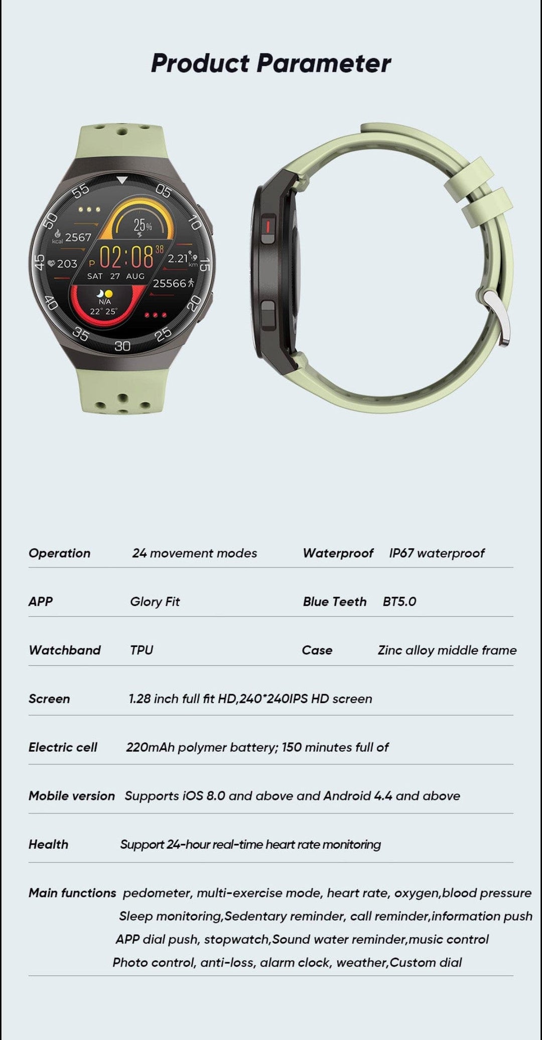 Smart Watch South Africa Watches Black SENBONO MAX1 Black