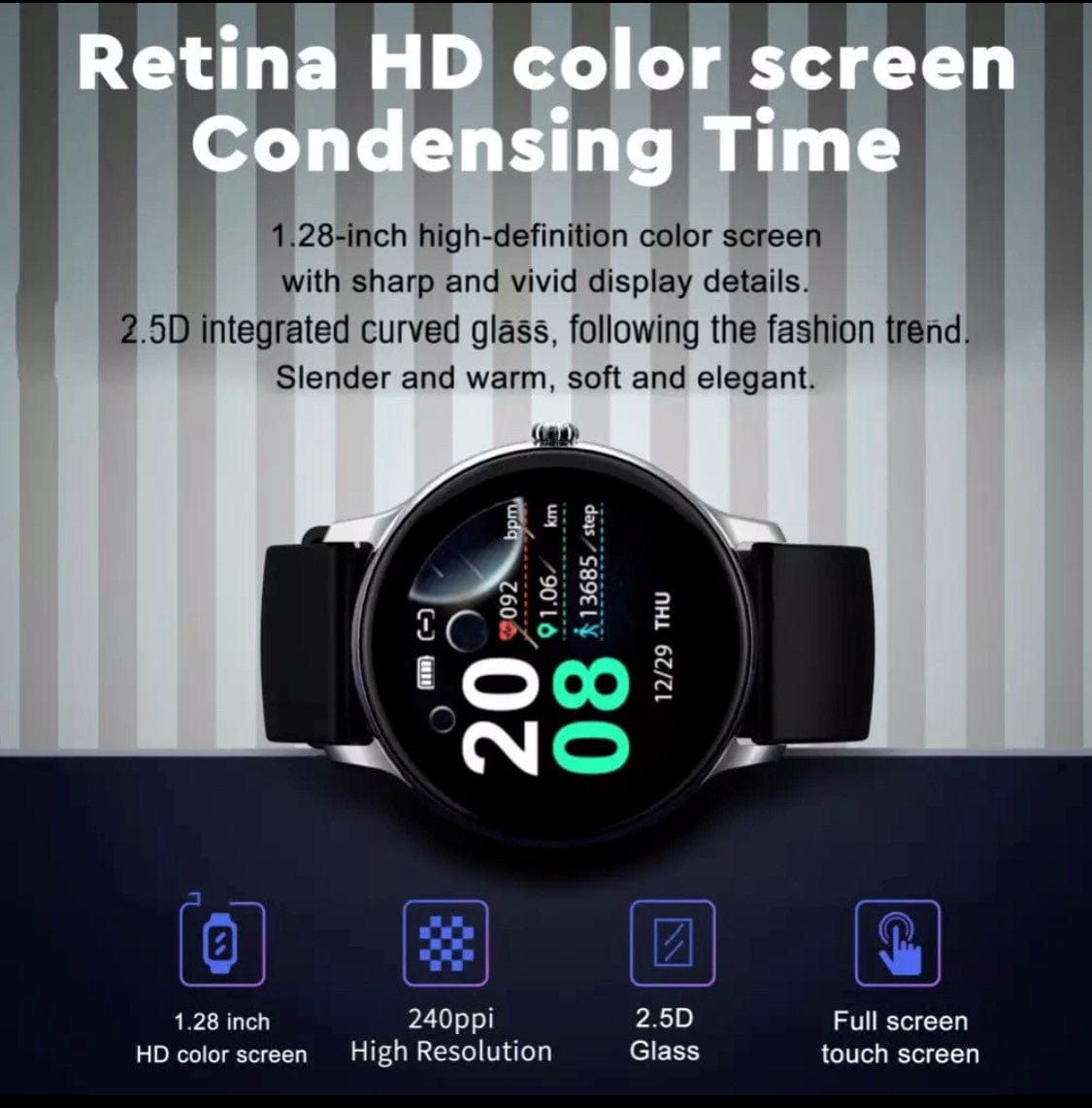 Dcenta Suzicca Smart Watch with Wirelessly Earbuds 2 in 1 India | Ubuy