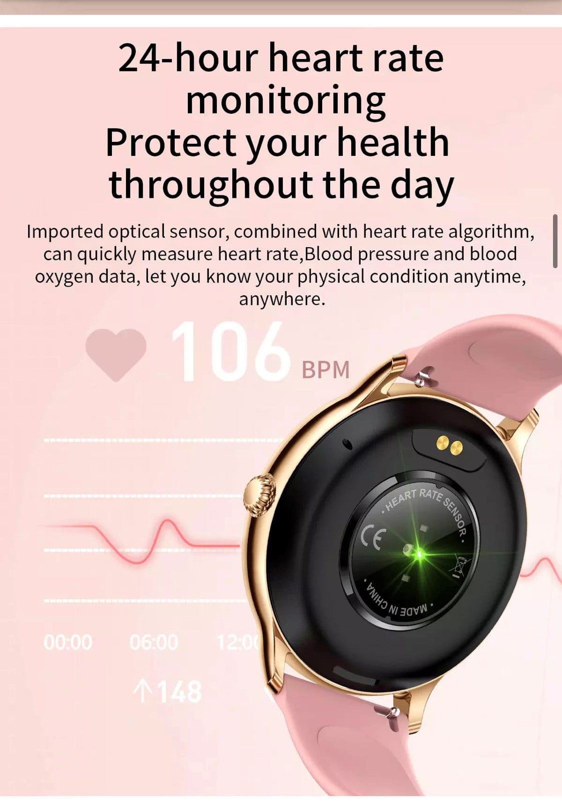 Da fit smart discount watch blood pressure