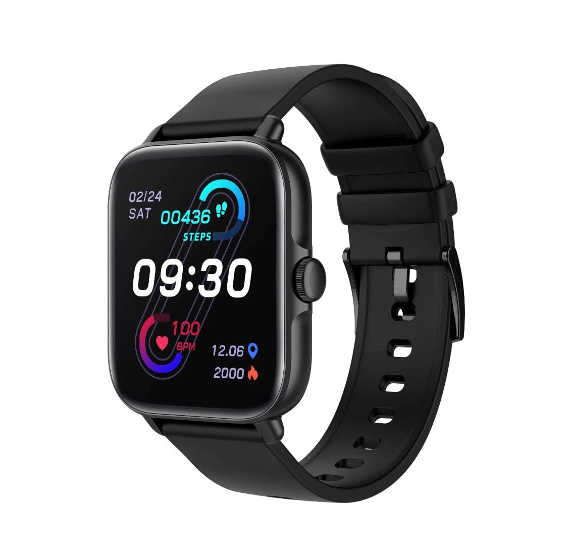 Smart Watch South Africa Watches Black Smartoby P28 Plus Black with Bluetooth Calling  -- Extra Straps Availible