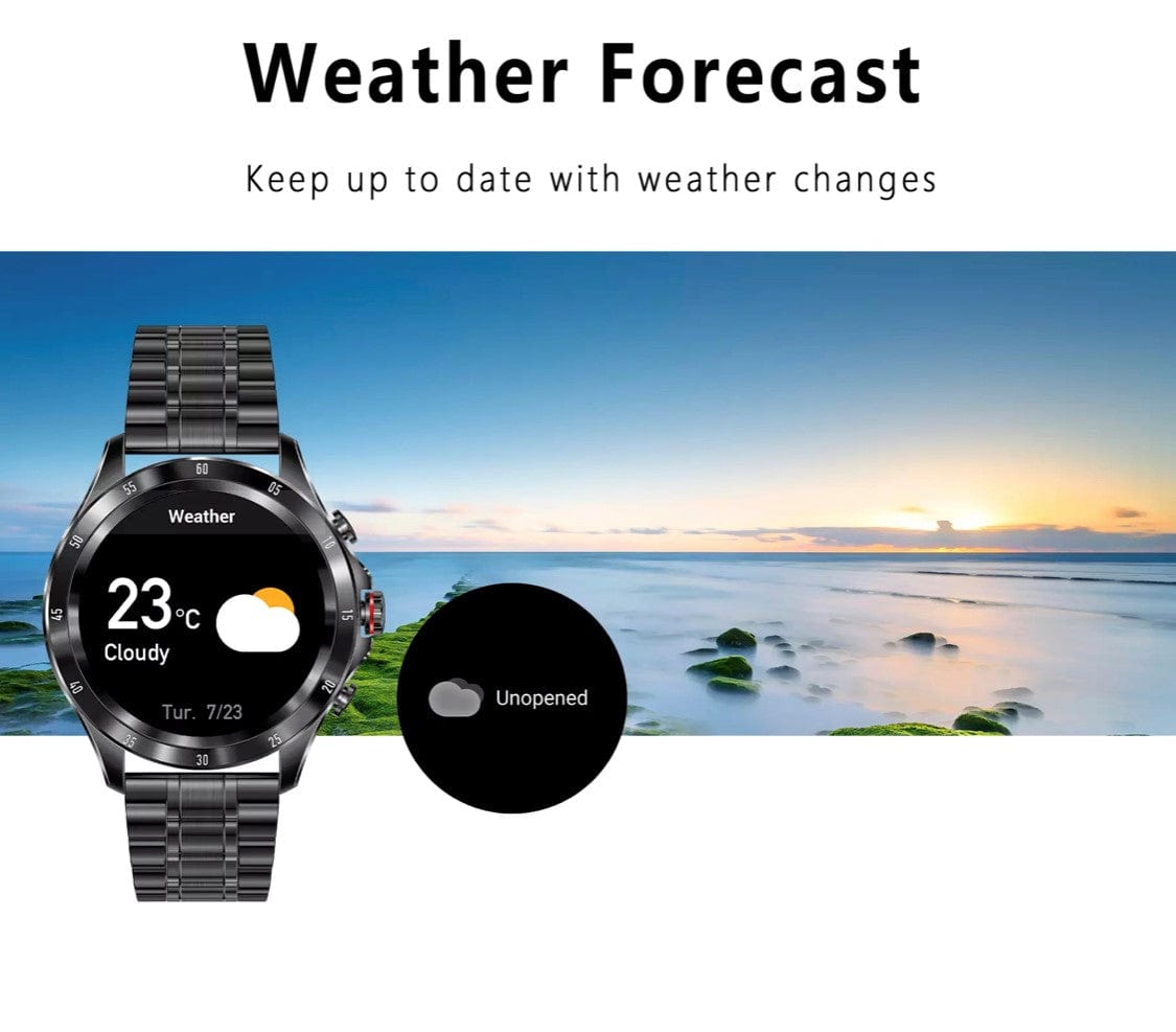 Smart Watch South Africa Watches Black Steel SENBONO MAX 7 Black Steel Smart Watch