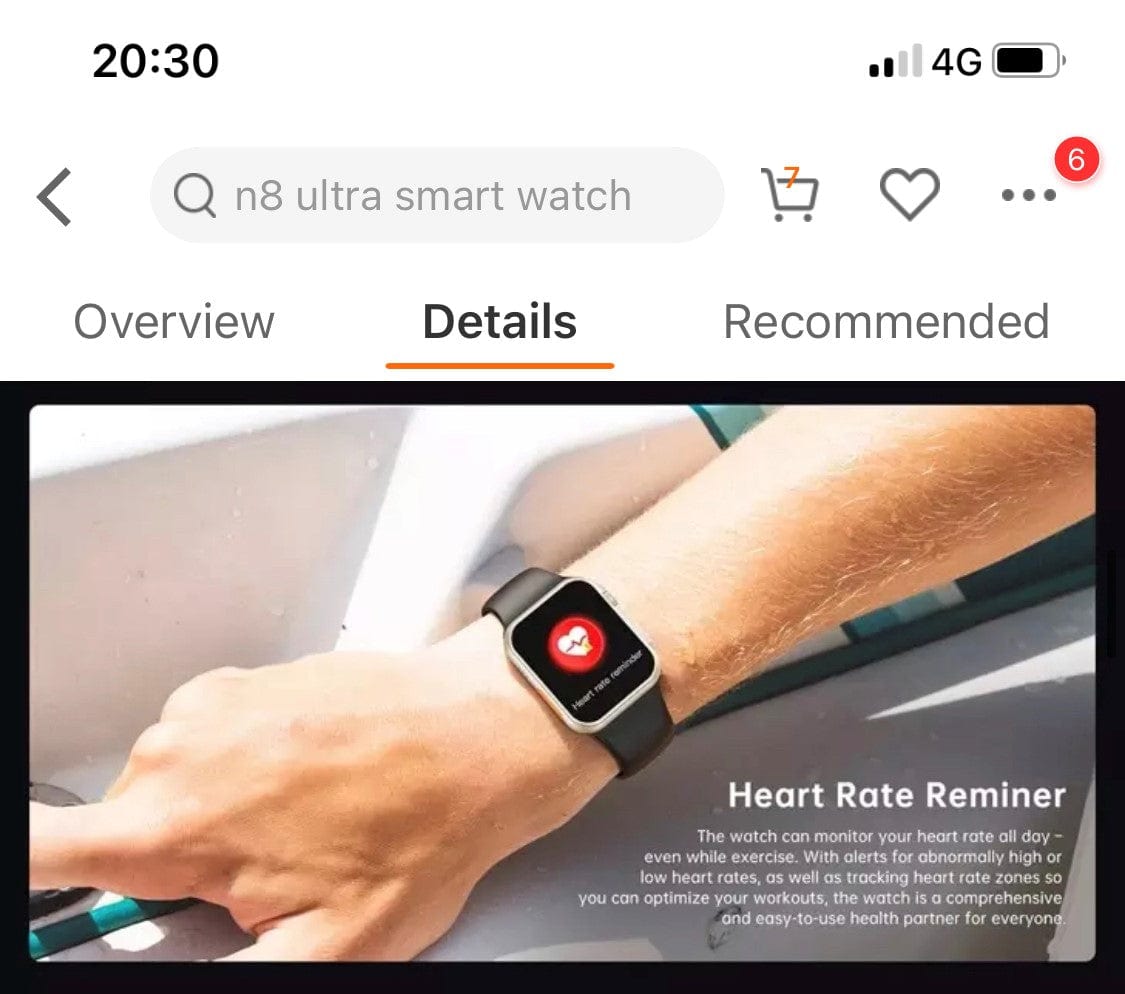 W68 smart watch discount review