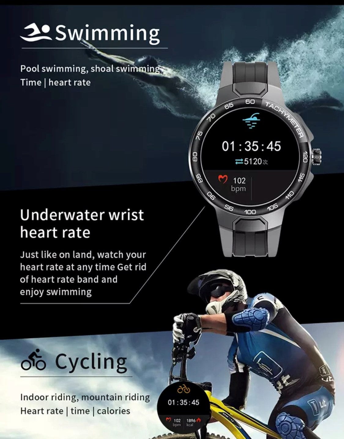 Smart Watch South Africa Watches Blue SMARTOBY  E15 Sport Blue  - Extra Straps availible go to accessories