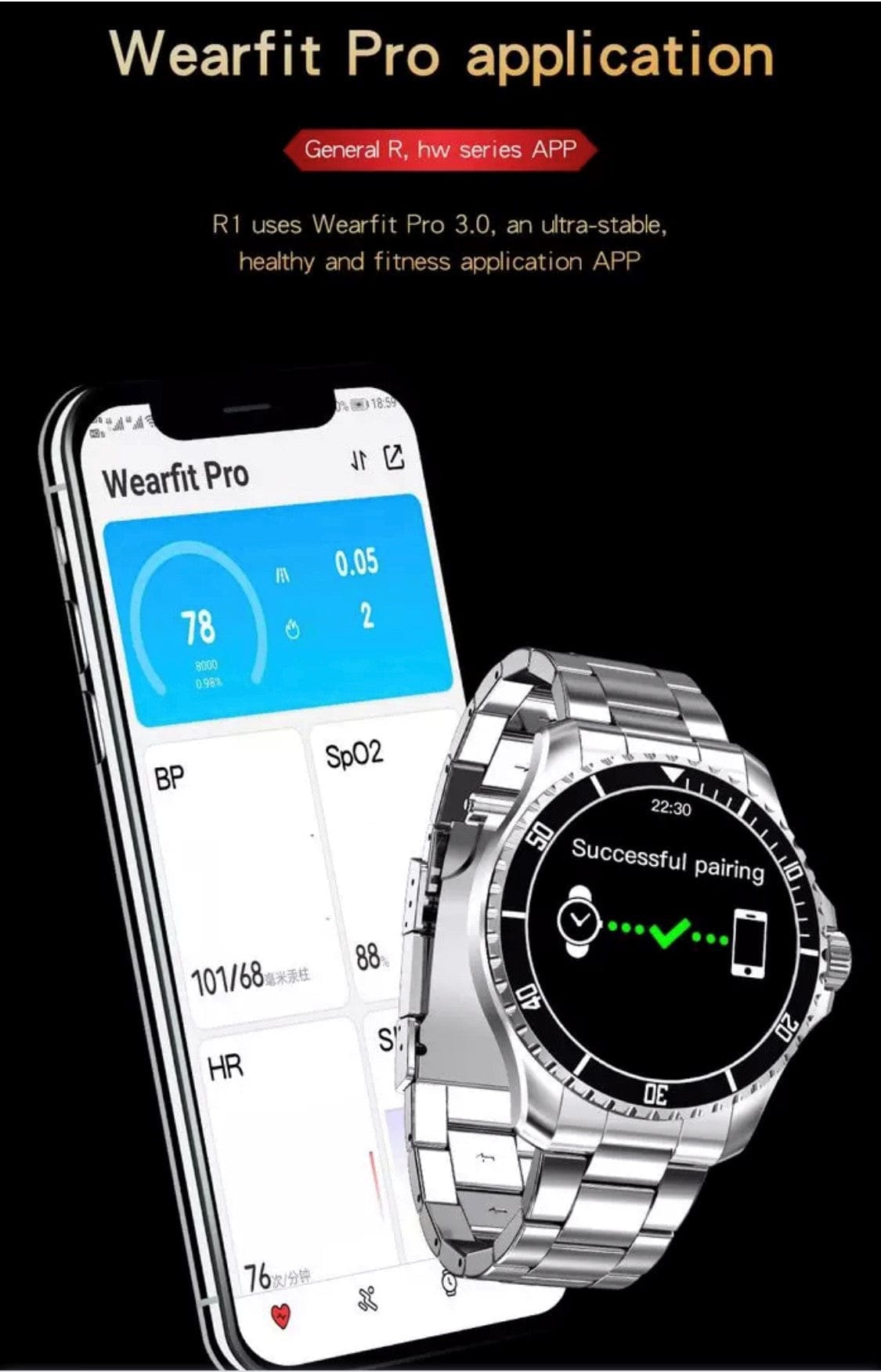 Smart Watch South Africa Watches Green SHOC II Business Smart Watch Green  Extra Stainless steel silver straps availible.