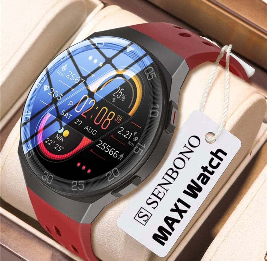 Smart Watch South Africa Watches Red SENBONO MAX1 RED
