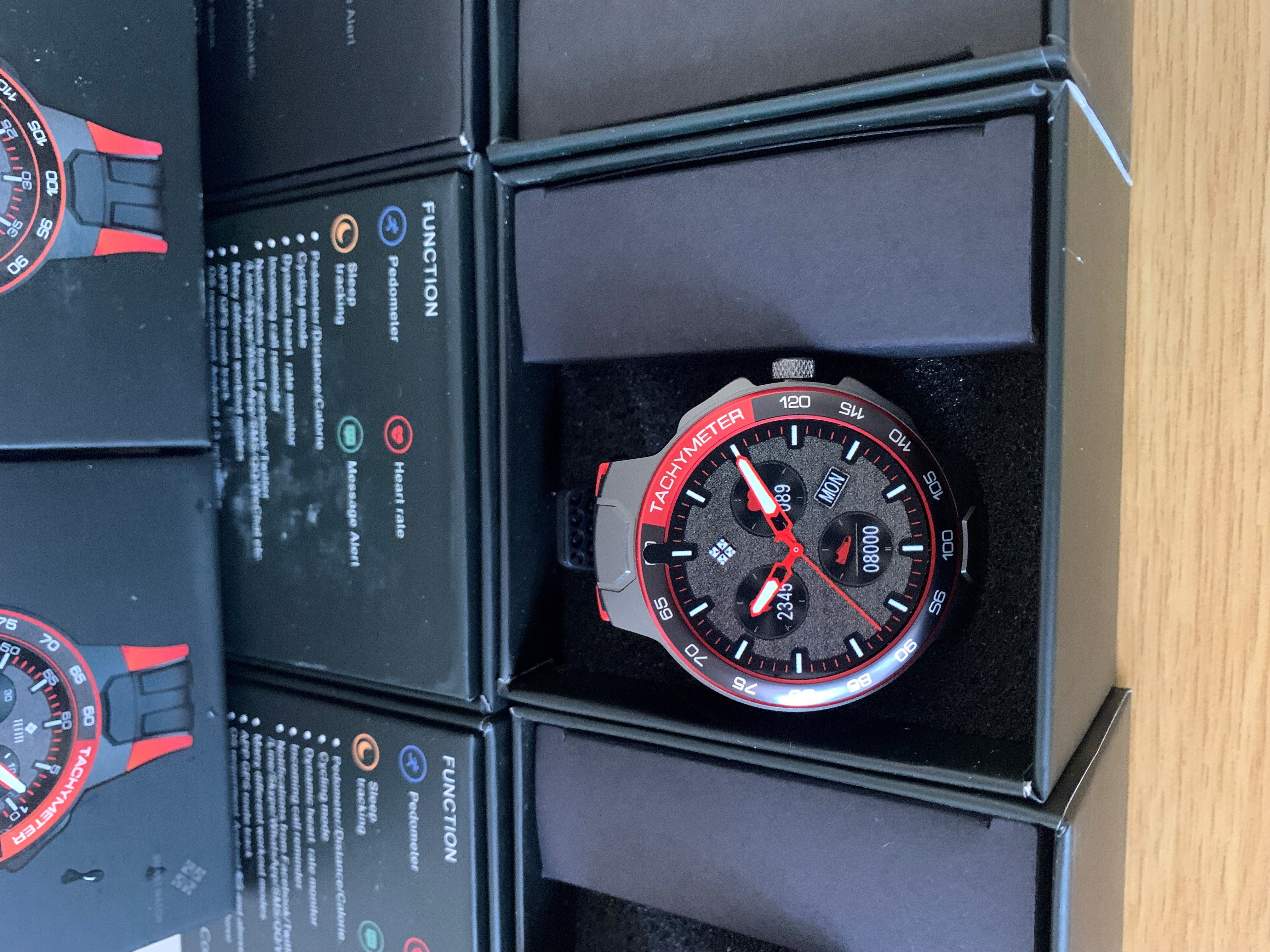 SMARTOBY E15 Red Sport Smart Watch