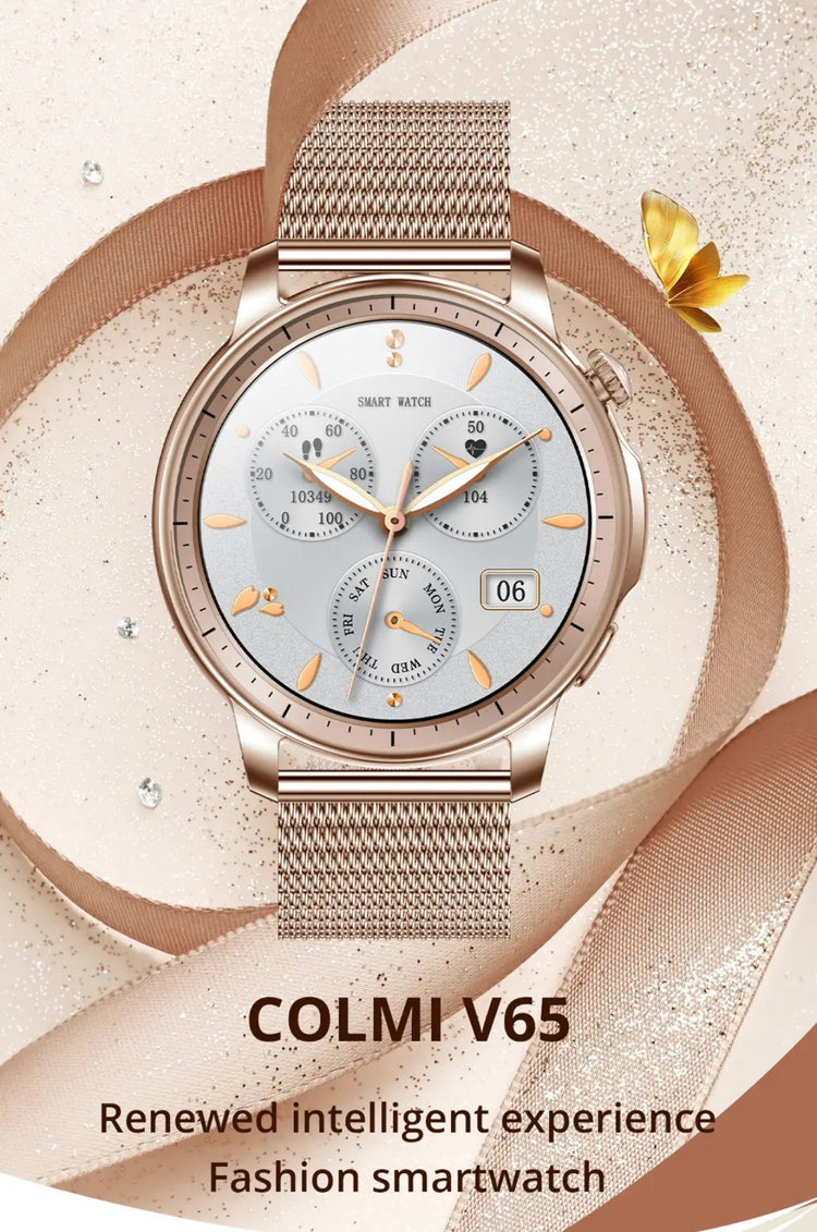 Colmi V65 Gold Smart Watch- Smart Watch South Africa