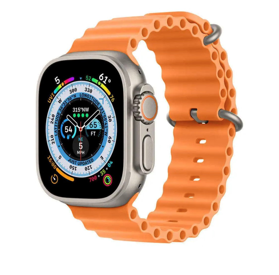M8 Ultra Orange Bubble Strap Smart Watch South Africa