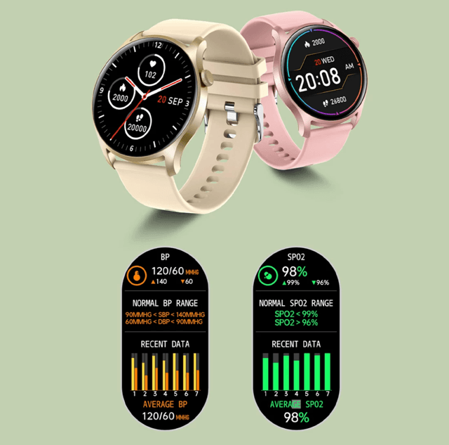 COLMI SKY 8 With Music - Pink Gold-Smart Watch South Africa 
