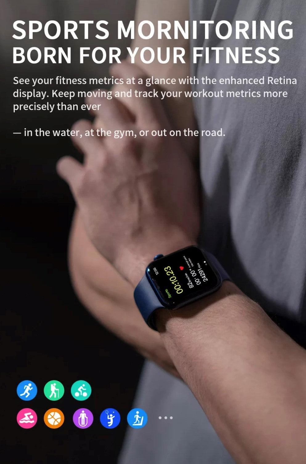 D7 Pro Max Black Smart Watch South Africa