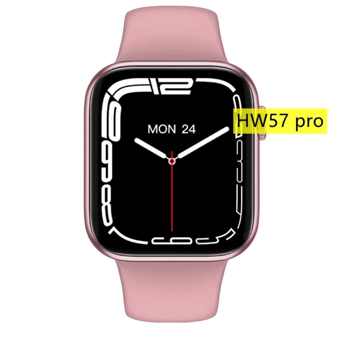 HW 57 Pro Pink-- Verious Colour straps availible R68 each. Smart Watch South Africa