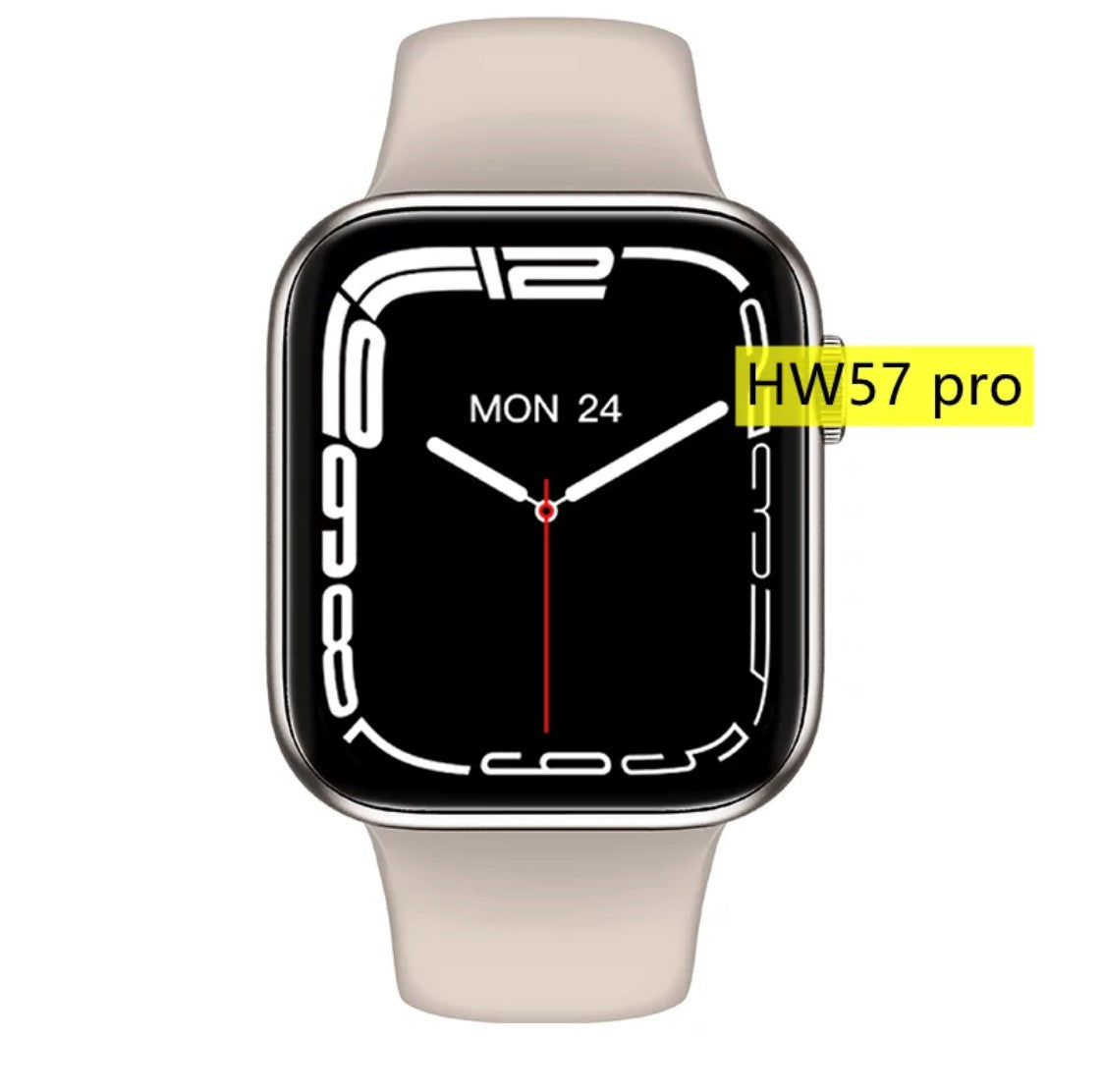 HW 57 Pro Slver- Verious Colour Straps Availible at R68 Each. Smart Watch South Africa