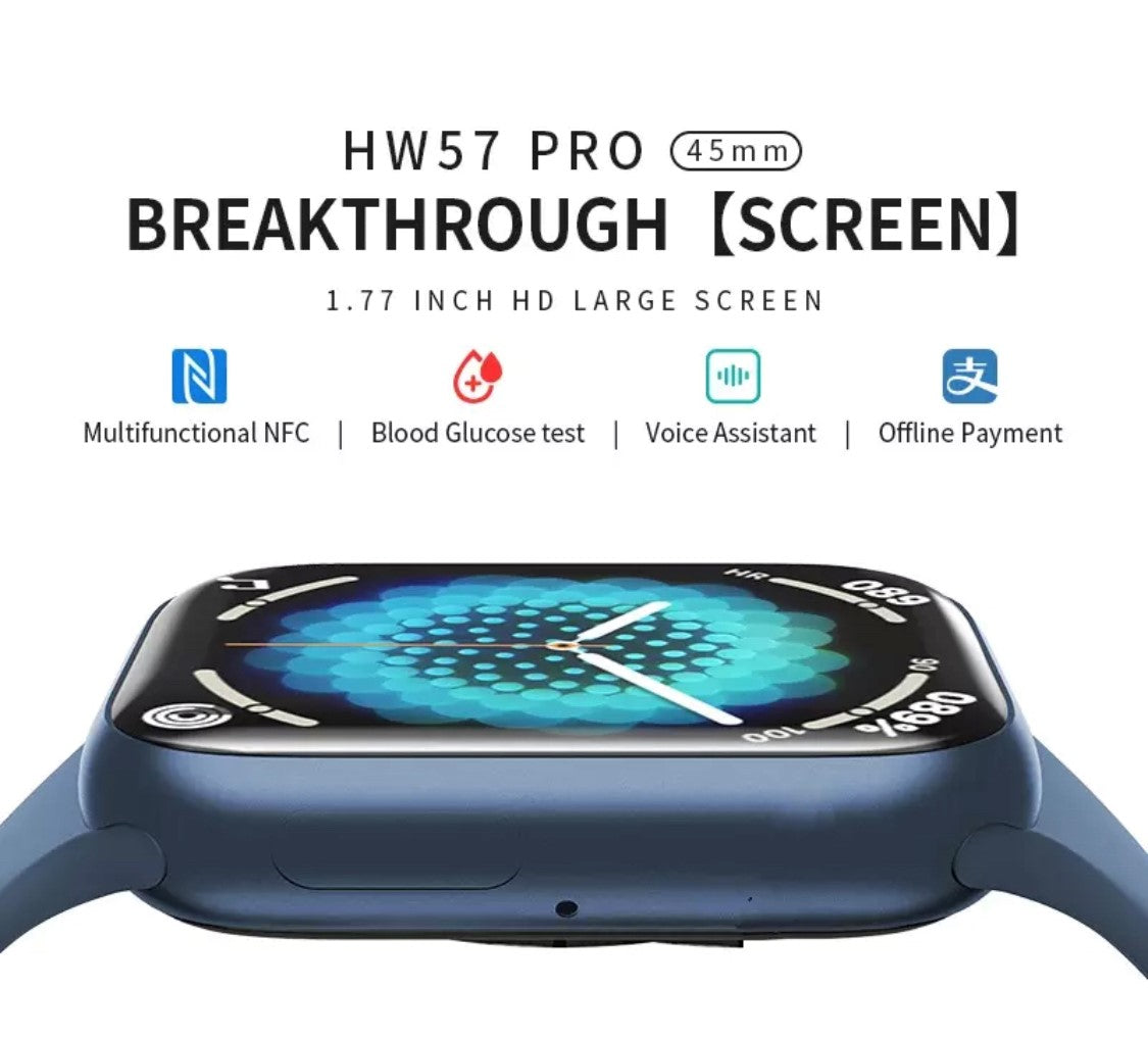 HW 57 Pro Pink-- Verious Colour straps availible R68 each. Smart Watch South Africa