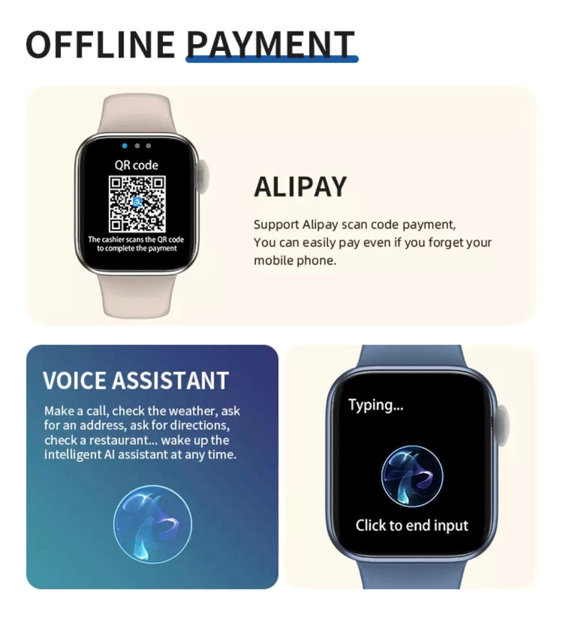 IWO Smartwatch Fit S2, PayPal, Alipay, Bluetooth Call, VS OPPO Watch.