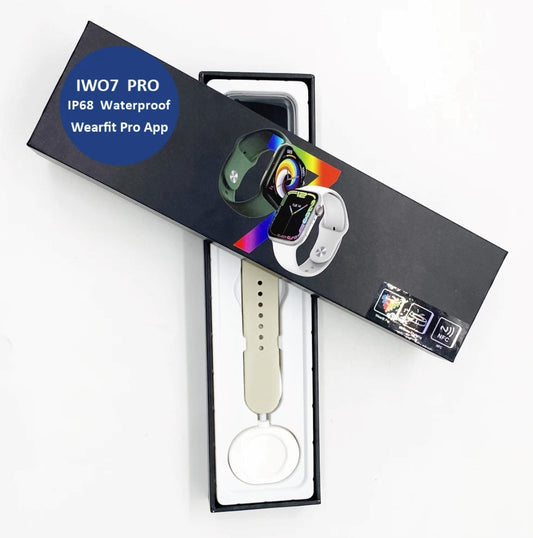 IWO7 Pro Silver Light Bage Strap Smart Watch South Africa
