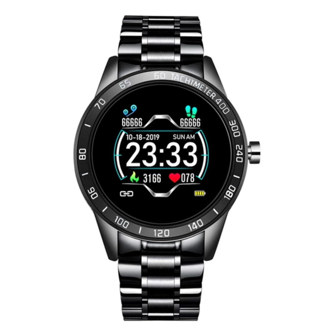 LIGE Smart Watch 122C Blue and Gold-Smart Watch South Africa 