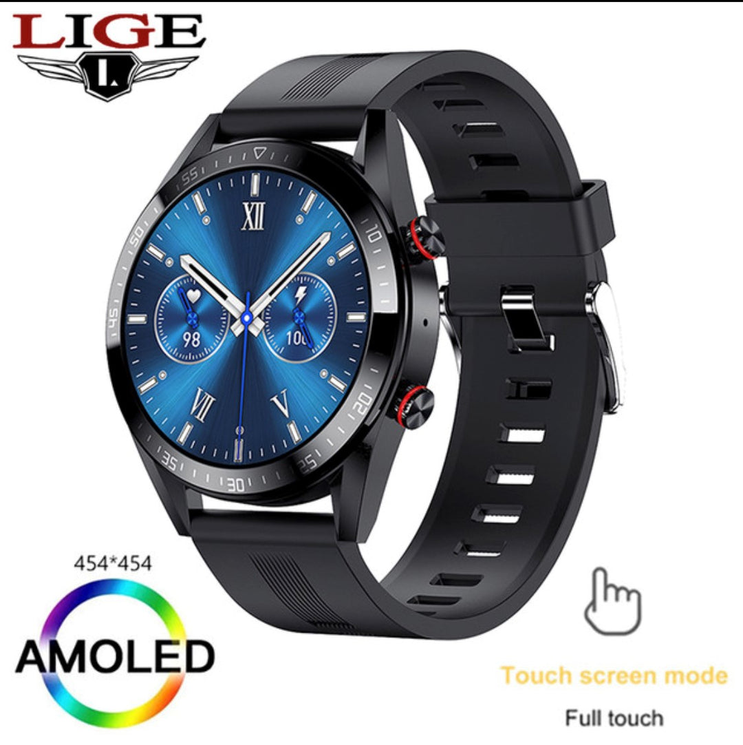 LIGE AMOLED W0337 NEW Black with Extra Straps included Smart Watch South Africa 