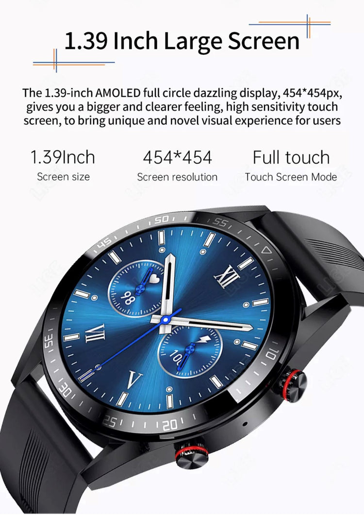 LIGE AMOLED W0337 NEW Black with Extra Straps included Smart Watch South Africa 