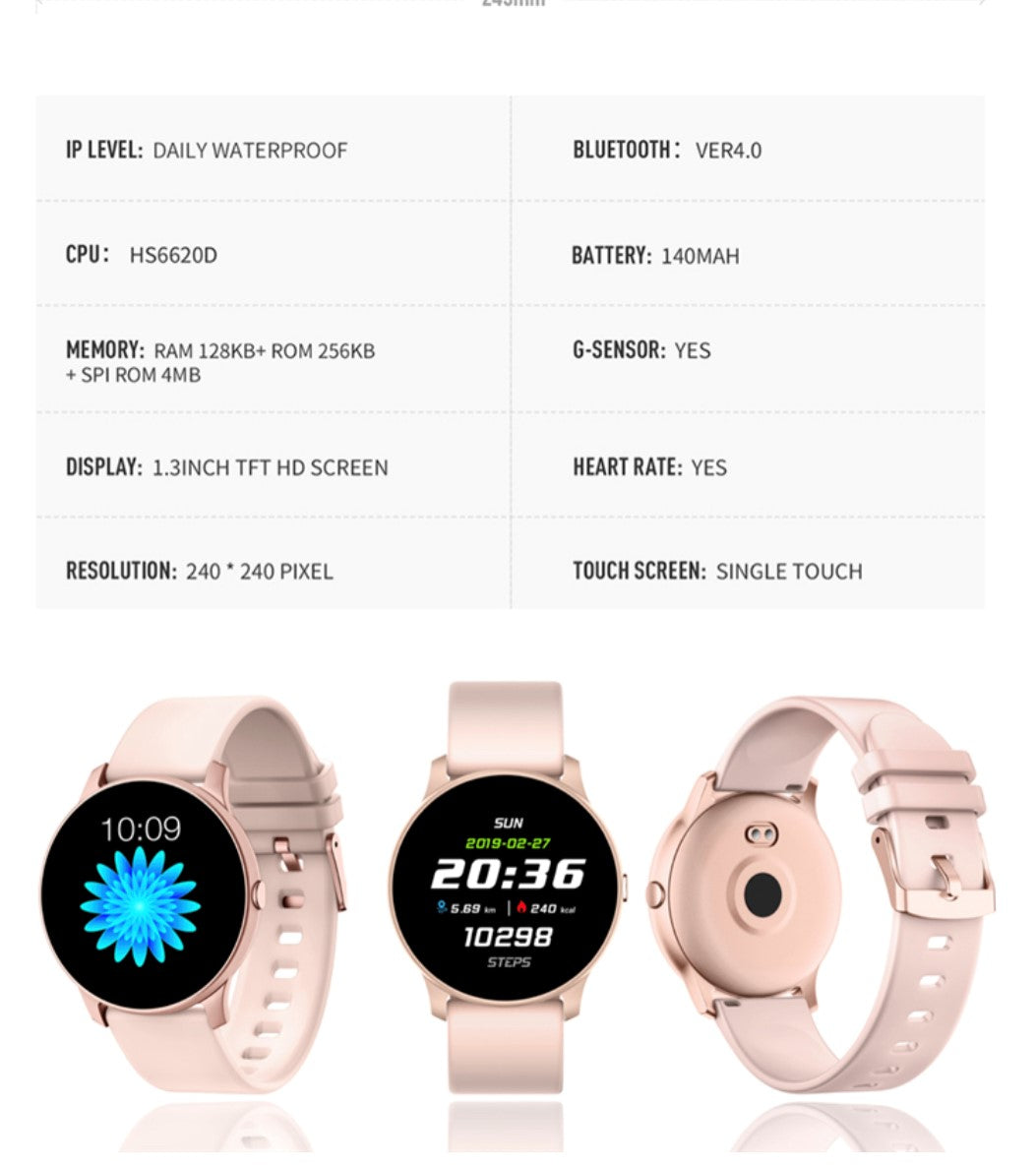 Lige Ultra Thin Smart Bracelet  Pink Smart Watch South Africa
