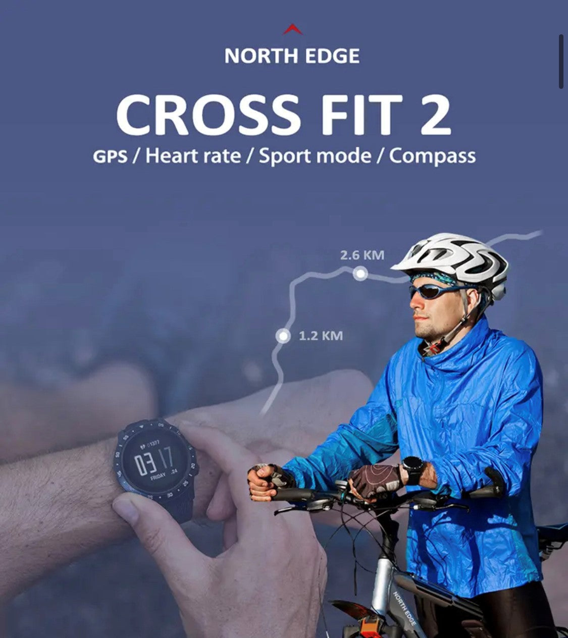 North Edge Cross Fit 2 Green Smart Watch South Africa