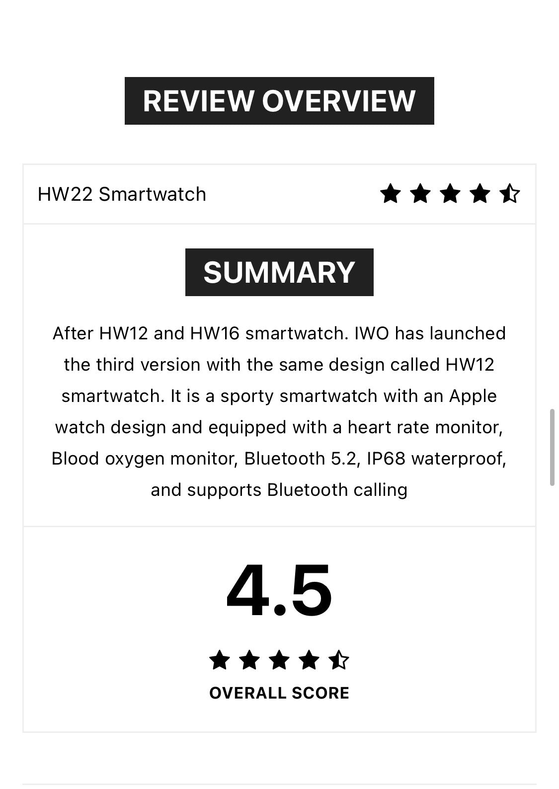 HW 22 PRO Black-- Verious Colour Straps Availible At R68 Each.-Smart Watch South Africa 