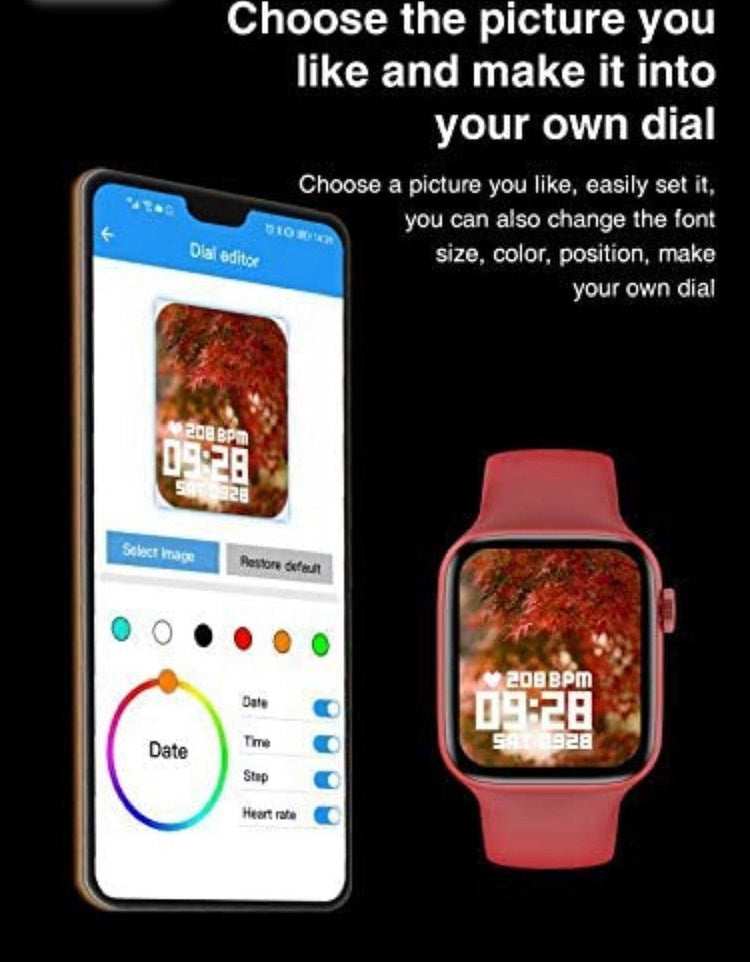 HW 22 PRO Red-- Verious Colour Straps Availible At R68 Each. Smart Watch South Africa