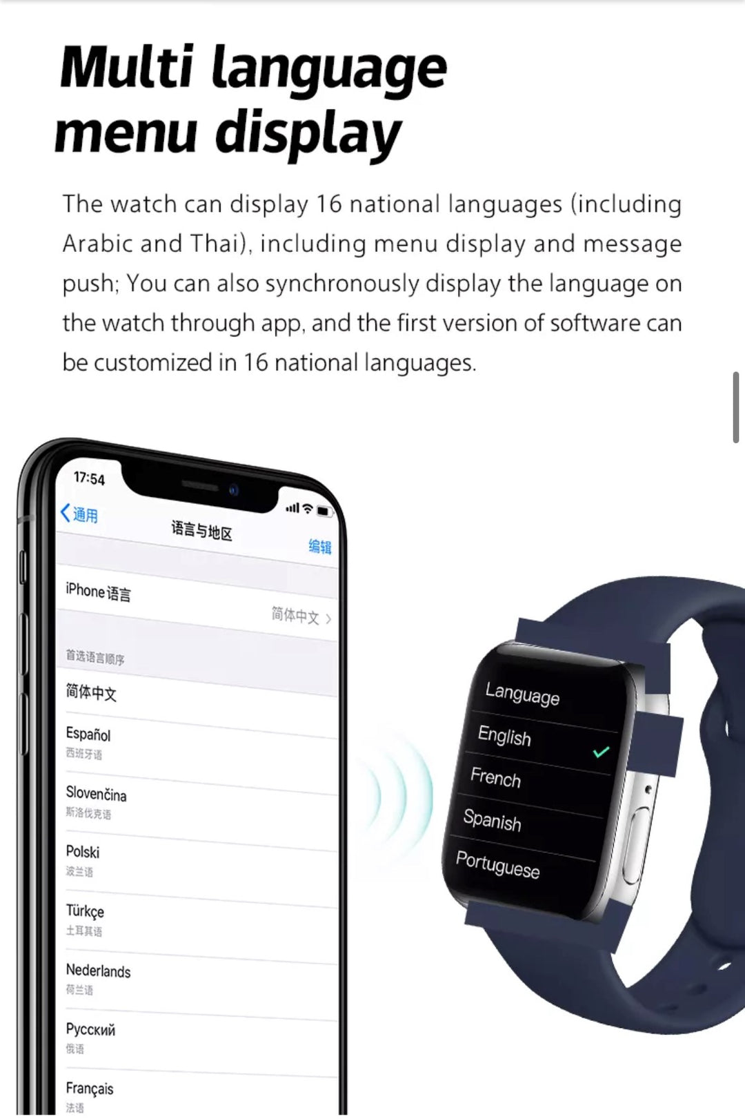 i7 Pro Max Black Extra Straps Availible Smart Watch South Africa