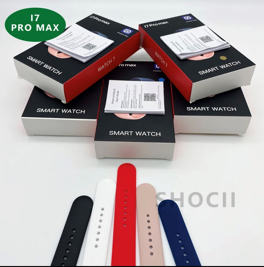 i7 Pro Max Blue Extra Straps Availible Smart Watch South Africa