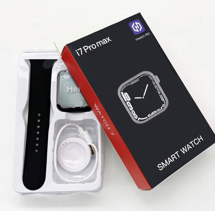 i7 Pro Max RED Extra Straps Availible Smart Watch South Africa